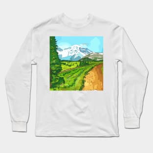 Mount Rainier National Park Long Sleeve T-Shirt